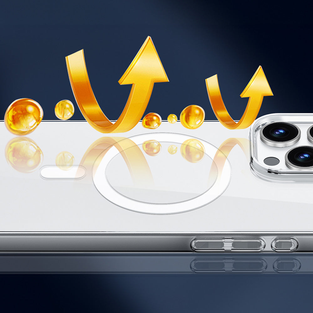 Wiwu YXK-207 iPhone 16 Pro Max M-safe Şarj Özellikli Invisible Pro Sert PC Kılıf Wiwu YXK-207 iPhone 16 Pro Max M-safe Şarj Özellikli Invisible Pro Sert PC Kılıf